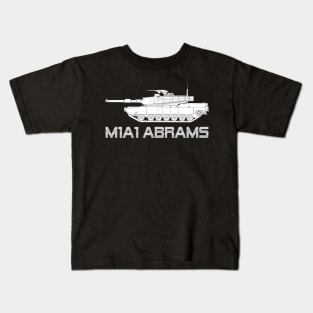 US M1 Abrams Main Battle Tank Kids T-Shirt